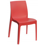 ROME καρέκλα polypropylene ματ ΚΟΚΚΙΝΟ, 54x52x81